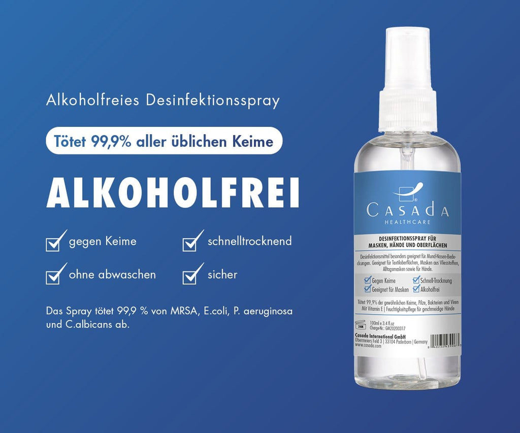 Alkoholfreies Desinfektions-Spray (Stückpreis ab 1,79€)