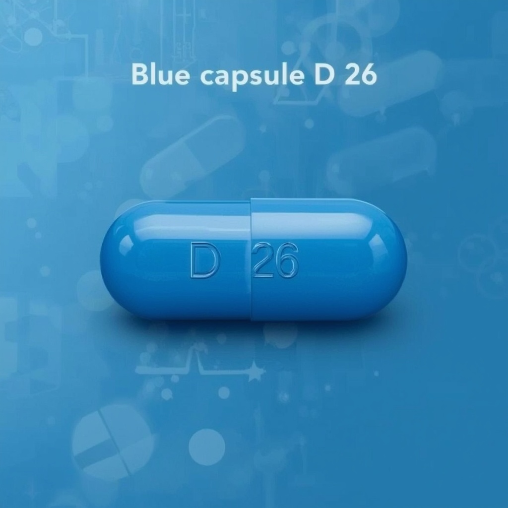 Blue capsule d 26 — identification, uses, dosage, safety guide